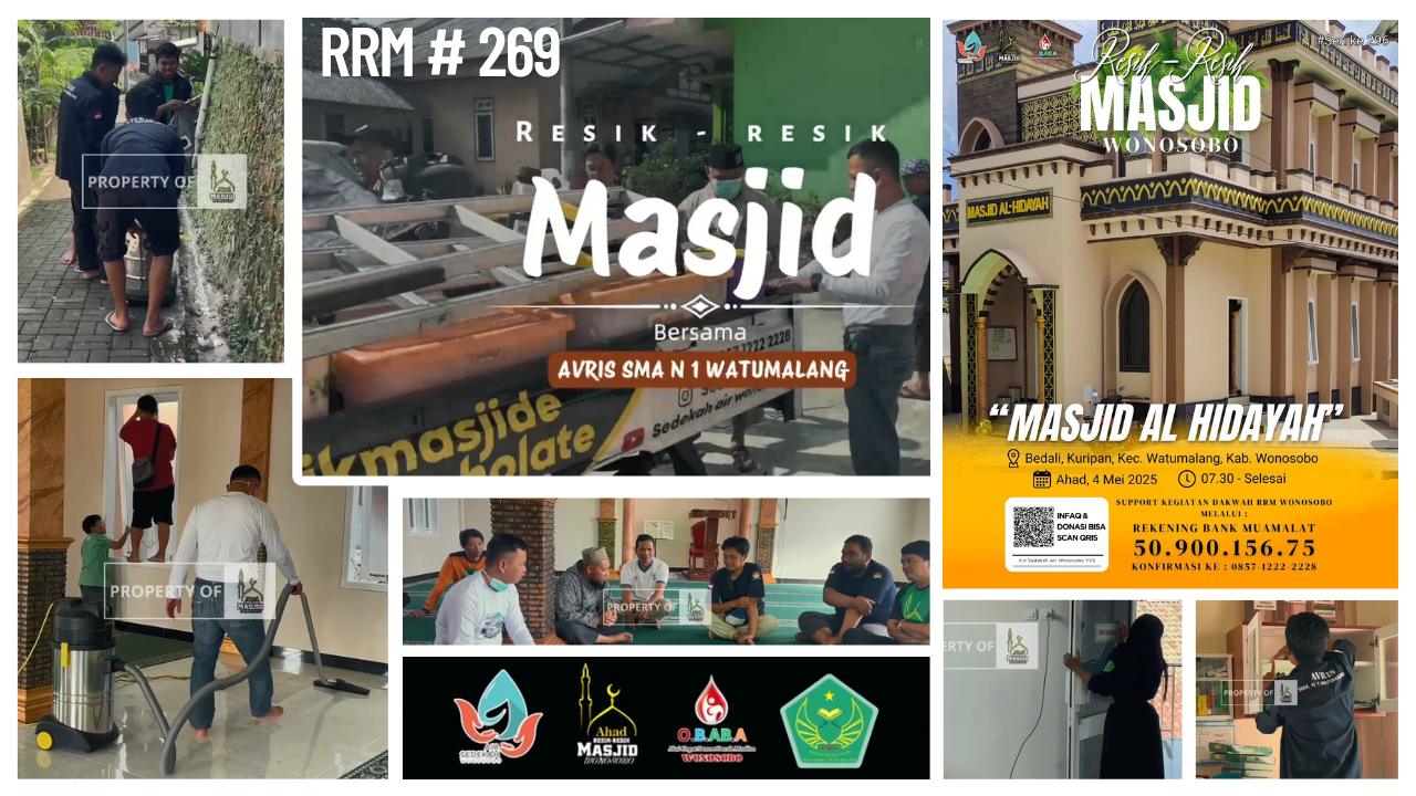 RRM #296 Masjid Al Hidayah Bedali Kuripan Watumalang