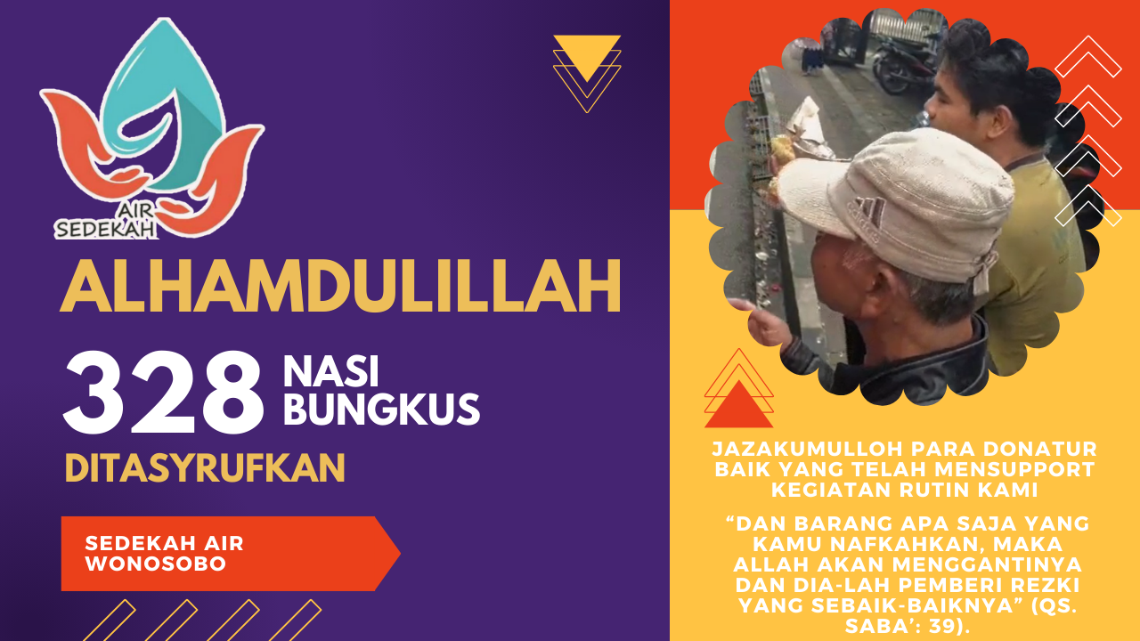Tebar Nasi Bungkus Jumat 14 Februari 2025