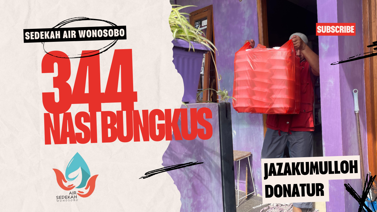 Tebar Nasi Bungkus Jumat 17 Januari 2025