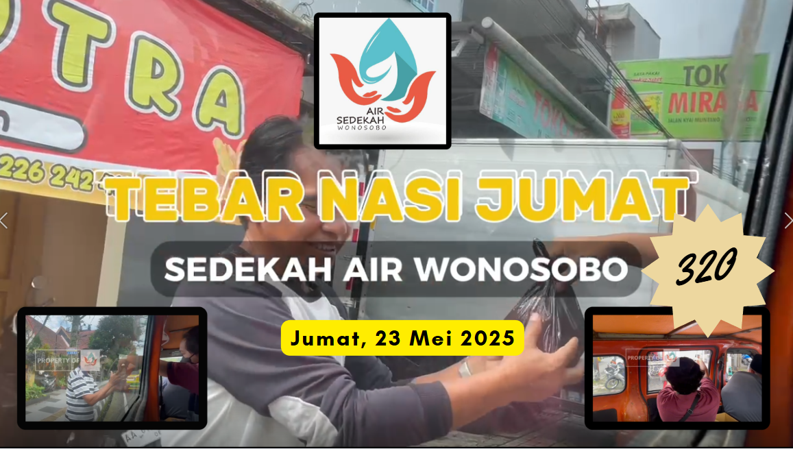 Tebar Nasi Jumat 23 Mei 2025