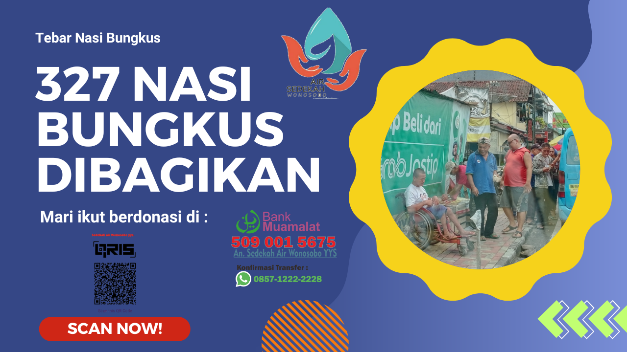 Tebar Nasi Bungkus Jumat 6 Desember 2024